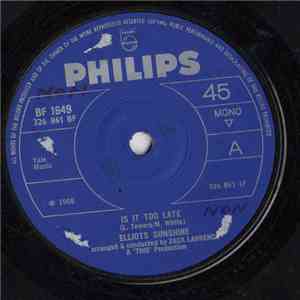 Elliots Sunshine - Is It Too Late album