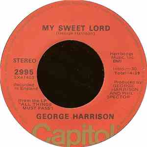George Harrison - My Sweet Lord / Isn't It A Pity album