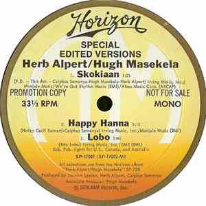 Herb Alpert / Hugh Masekela - Skokiaan / Happy Hanna / Lobo album