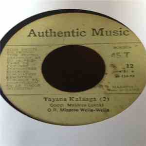 Orchestre Minzoto Wella-Wella - Tayana Kalanga album