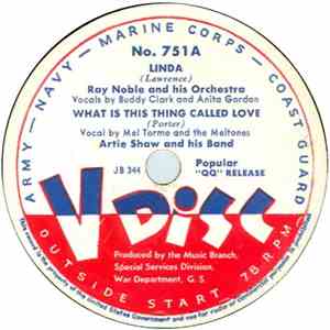 Ray Noble And His Orchestra / Artie Shaw And His Band / Les Paul And His Trio - Linda / What Is This Thing Called Love / It's The Talk Of The Town album