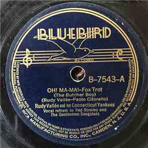 Rudy Vallee And His Connecticut Yankees - Oh! Ma-Ma! / Lonesome-That's All album