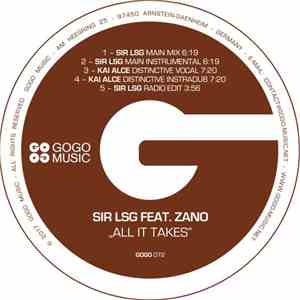 Sir LSG Feat. Zano - All It Takes album