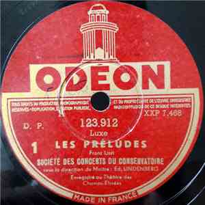 Société Des Concerts Du Conservatoire - Les Préludes album