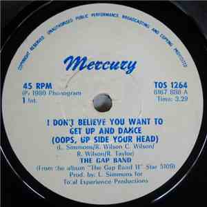 The Gap Band - I Don't Believe You Want To Get Up And Dance (Oops, Up Side Your Head) / Who Do You Call album