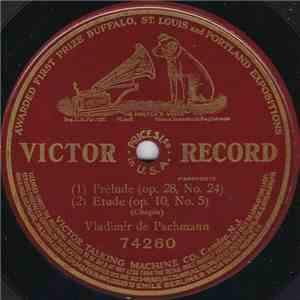 Vladimir De Pachmann - Prélude (Op. 28, No. 24), Etude (Op. 10, No. 5) album