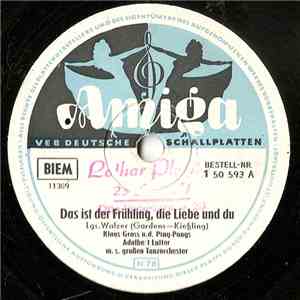 Adalbert Lutter Mit Seinem Orchester - Das Ist Der Frühling, Die Liebe Und Du / Mit Einem Blumenstrauß album