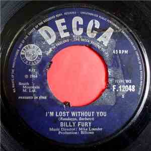 Billy Fury - I'm Lost Without You album
