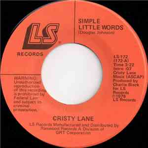 Cristy Lane - Simple Little Words / He Believes In Me album