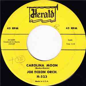 Joe Dixon Orch. - Carolina Moon / Should I album