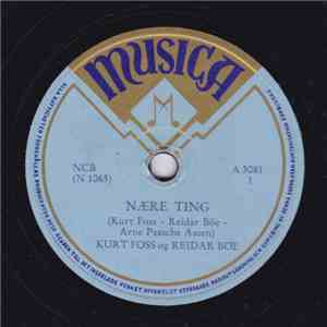 Kurt Foss Og Reidar Böe - Nære Ting / Min Röde Gitar album