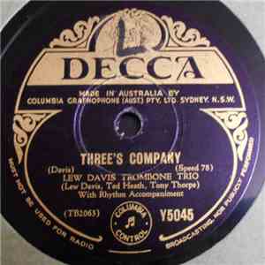 Lew Davis Trombone Trio - Three's Company / Three Of A Kind album