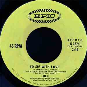 Lulu - To Sir With Love / Morning Dew album
