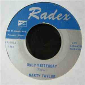 Marty Taylor  - Only Yesterday / You On My Mind album
