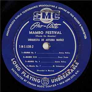 Orquesta De Arturo Nuñez - Mambo Festival (Fiesta De Mambo) album