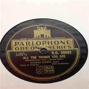 Richard Tauber - Sleepy Lagoon / All The Things You Are album