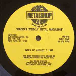 Various - Metalshop - Radio's Weekly Metal Magazine (Week Of August 7, 1992) album