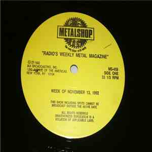 Various - Metalshop - Radio's Weekly Metal Magazine (Week Of November 13, 1992) album
