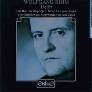 Wolfgang Rihm - Lieder album