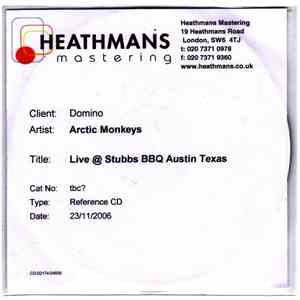 Arctic Monkeys - Live @ Stubbs BBQ Austin Texas album