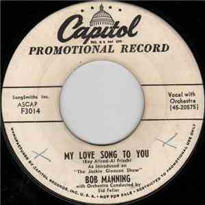 Bob Manning  - My Love Song To You album