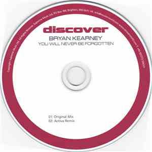 Bryan Kearney - You Will Never Be Forgotten album