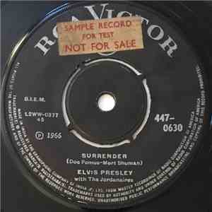Elvis Presley With The Jordanaires - Surrender / Lonely Man album