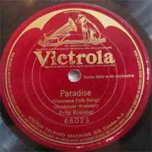 Fritz Kreisler - Paradise album