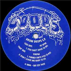 Goops - Drum Drops E.P. album