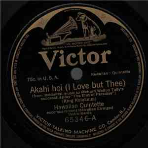 Hawaiian Quintette - Alahi Hoi (I Love But Thee) / Pua I Mohala album