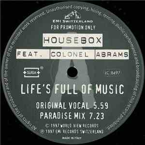 Housebox - Life's Full Of Music album
