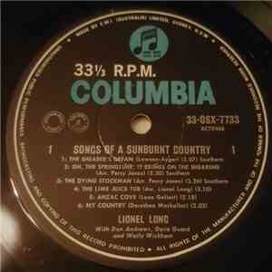 Lionel Long - Songs Of A Sunburnt Country album