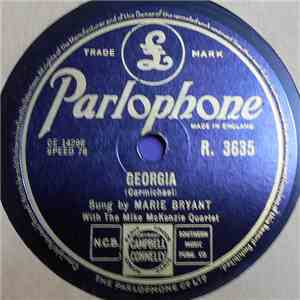 Marie Bryant With The Mike McKenzie Quartet - Georgia / Wrap Your Troubles In Dreams album