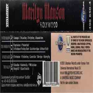 Marilyn Manson - Holy Wood (In The Shadow Of The Valley Of Death) album
