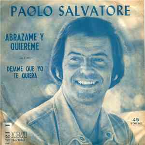 Paolo Salvatore - Abrázame Y Quiéreme album