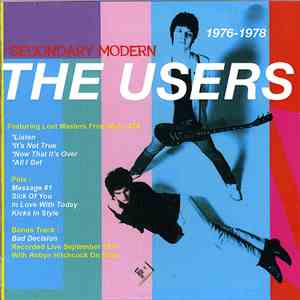 The Users - Secondary Modern 1976 - 1978 album