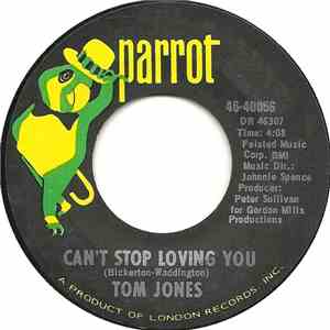Tom Jones - Can't Stop Loving You / Never Give Away Love album