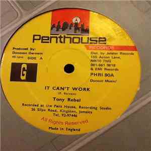 Tony Rebel - It Can't Work album