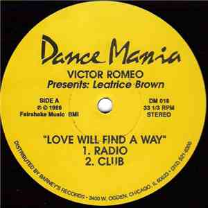 Victor Romeo Presents Leatrice Brown - Love Will Find A Way album